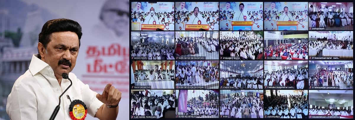 தமிழகத்தின் இருண்டகாலமான பழனிசாமி ஆட்சியை போக்கி திமுக அரசு எனும் எழுச்சிதீபம் ஏந்துவோம் : மு.க.ஸ்டாலின்