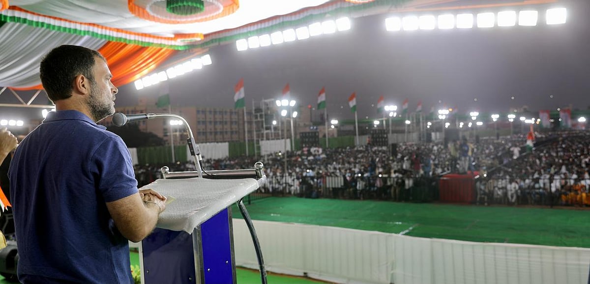 “உங்களுடைய சிப்பாயாக டெல்லியில் எனது குரல் ஒலிக்கும்” : பிரச்சார பொதுக்கூட்டத்தில் ராகுல் காந்தி உறுதி !