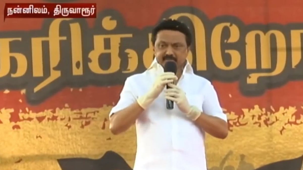 "மக்களின் உணவில் மண்ணைப் போடும் அமைச்சர் காமராஜை மக்கள் மன்னிக்க மாட்டார்கள்” - மு.க.ஸ்டாலின் பேச்சு!