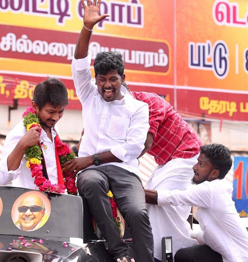 "குற்றவாளிகளை காப்பாற்றிய அடிமைகள், தி.மு.க ஆட்சியில் கம்பி எண்ணுவது உறுதி” : உதயநிதி ஸ்டாலின் (Album)