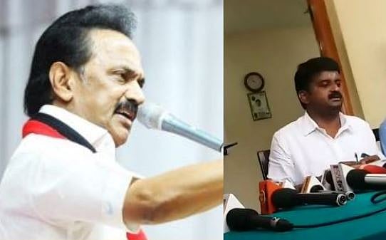 மைக்கை தூக்கிவீசிய விஜயபாஸ்கர்: அ.தி.மு.கவை மக்கள் தூக்கிவீசும் காலம் நெருங்குவதாக மு.க.ஸ்டாலின் கண்டனம்!