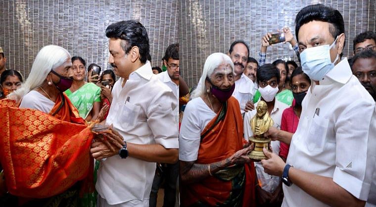 “கொள்கை உணர்வுமிக்க பாப்பம்மாள் பாட்டி நமக்கெல்லாம் உந்துசக்தி”- நேரில் சந்தித்து மு.க.ஸ்டாலின் வாழ்த்து!