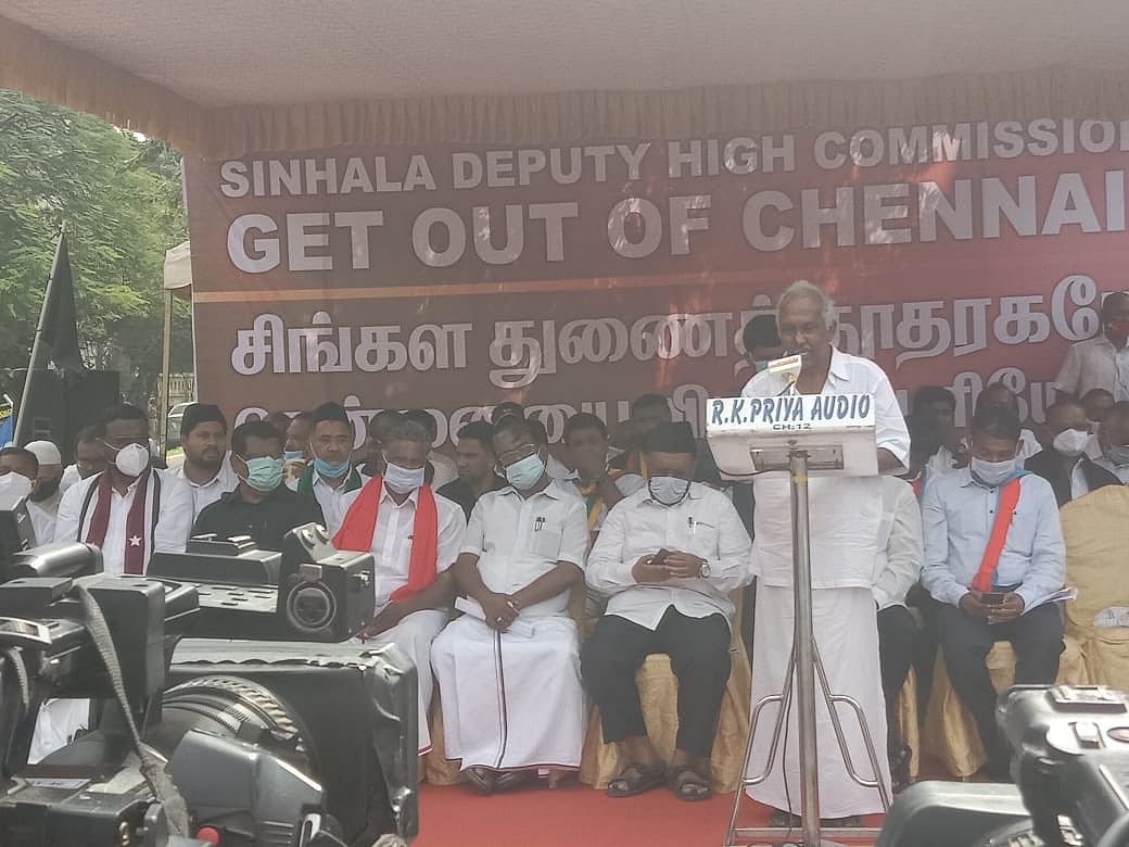 “முள்ளிவாய்க்கால் நினைவு சின்னம் இடிப்பு - சிங்கள அரசிற்கு தக்கபாடம் புகட்ட வேண்டும்” : தலைவர்கள் பேச்சு!