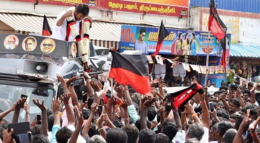"குற்றவாளிகளை காப்பாற்றிய அடிமைகள், தி.மு.க ஆட்சியில் கம்பி எண்ணுவது உறுதி” : உதயநிதி ஸ்டாலின் (Album)