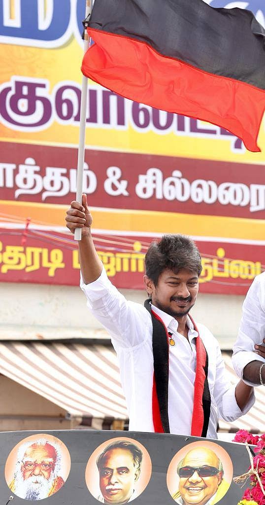 "குற்றவாளிகளை காப்பாற்றிய அடிமைகள், தி.மு.க ஆட்சியில் கம்பி எண்ணுவது உறுதி” : உதயநிதி ஸ்டாலின் (Album)