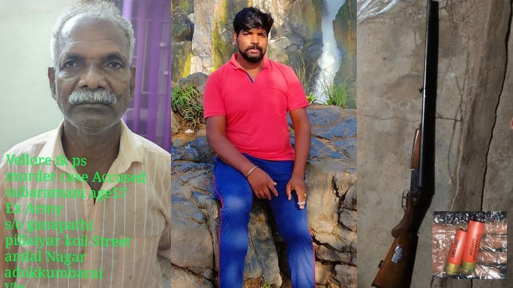 போதையில் வந்த தந்தையை தட்டிக்கேட்ட மகன் சுட்டுக்கொலை.. ஓய்வுப்பெற்ற ராணுவ வீரர் கைது - வேலூரில் அதிர்ச்சி