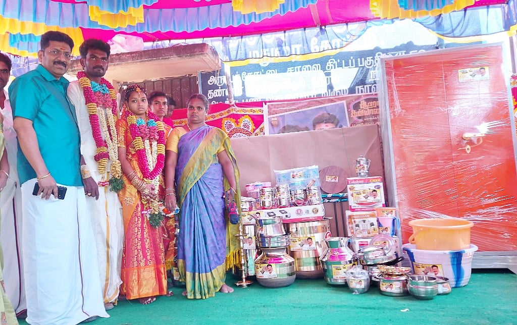 “உதவி கேட்ட ஏழைப் பெண்ணுக்கு சீர்” - திருமணத்தை நடத்திவைத்து அசத்திய தி.மு.க எம்.எல்.ஏ சரவணன்!