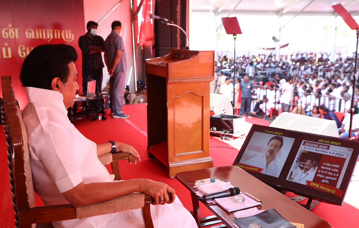 “ஊர்ந்து செல்வதைத்தான் உழைப்பு என்கிறீர்களா பழனிசாமி? அது எனக்குப் பழக்கமில்லை” - மு.க.ஸ்டாலின் பதிலடி!