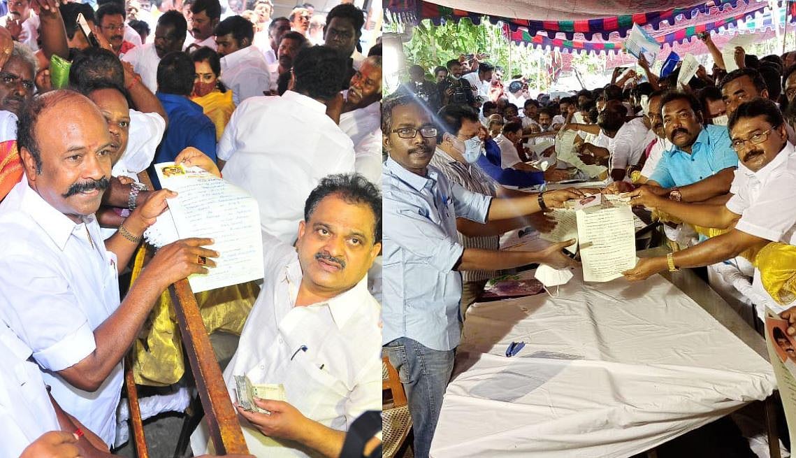 தேர்தல்2021: விருப்ப மனு தாக்கல் செய்ய திமுக நிர்வாகிகள் தீவிரம்.. தொண்டர்களால் நிரம்பிய அண்ணா அறிவாலயம்!