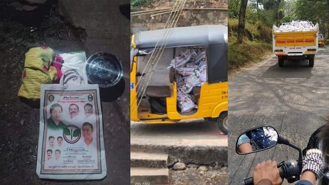 நீலகிரியில் தொடரும் பட்டுவாடா: அதிமுக நிர்வாகி வீட்டிலிருந்து மூட்டை மூட்டையாக பரிசு பொருட்கள் பறிமுதல்!