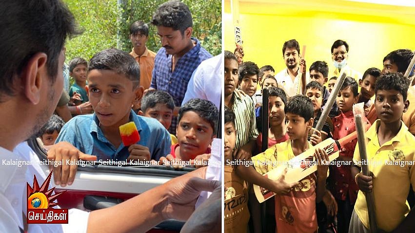 “கிரிக்கெட் பேட் கேட்ட சிறுவர்களுக்கு உடனடியாக உதவிய உதயநிதி ஸ்டாலின்” : தேனியில் நடந்த சுவாரஸ்ய நிகழ்வு!