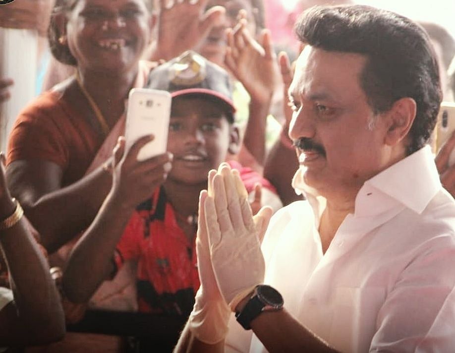 “கரப்ஷன், கமிஷனை வைத்து இந்த ஆட்சியையே ஓட்டியிருக்கிறார் பழனிசாமி”  -தி.மு.க தலைவர் மு.க.ஸ்டாலின் பேட்டி!