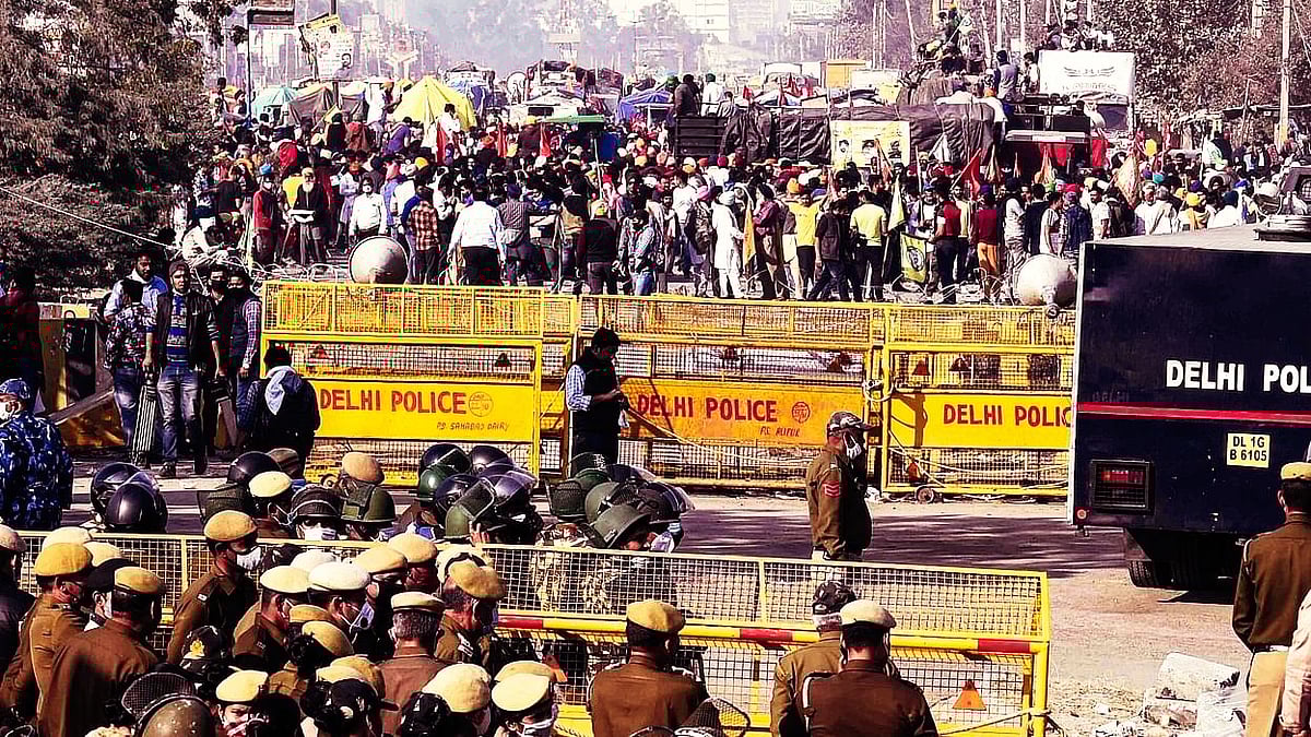 ’விவசாயிகள் போராட்டத்தை அடக்க நினைக்கும் டெல்லி அரசுக்கு காலம் பதில் சொல்லும் நேரம் விரைவில் வரும்’