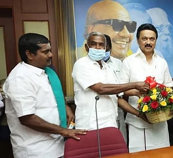 தி.மு.க தலைவரை சந்தித்த விவசாய சங்க தலைவரை அடித்து இழுத்துச் சென்ற காவல்துறை - பழிவாங்கும் அதிமுக அரசு!