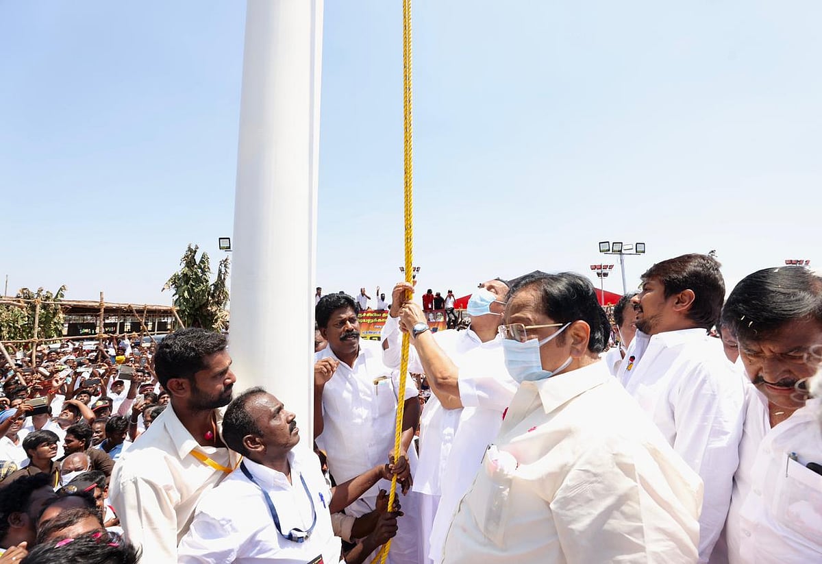 ‘விடியலுக்கான முழக்கம்’ : குலுங்கிய திருச்சி - மக்கள் வெள்ளத்தில் தி.மு.க தலைவர் மு.க.ஸ்டாலின்! (Album)