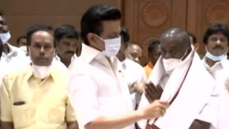 “மு.க.ஸ்டாலின் முதல்வராகப்போகிறார்.. இனி தமிழகத்திற்குப் பொற்காலம்” : தி.மு.க-வில் இணைந்த கோவை தங்கம்!