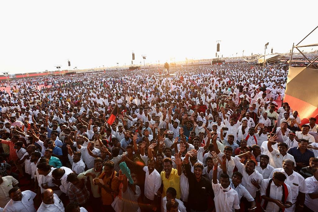 ‘விடியலுக்கான முழக்கம்’ : குலுங்கிய திருச்சி - மக்கள் வெள்ளத்தில் தி.மு.க தலைவர் மு.க.ஸ்டாலின்! (Album)