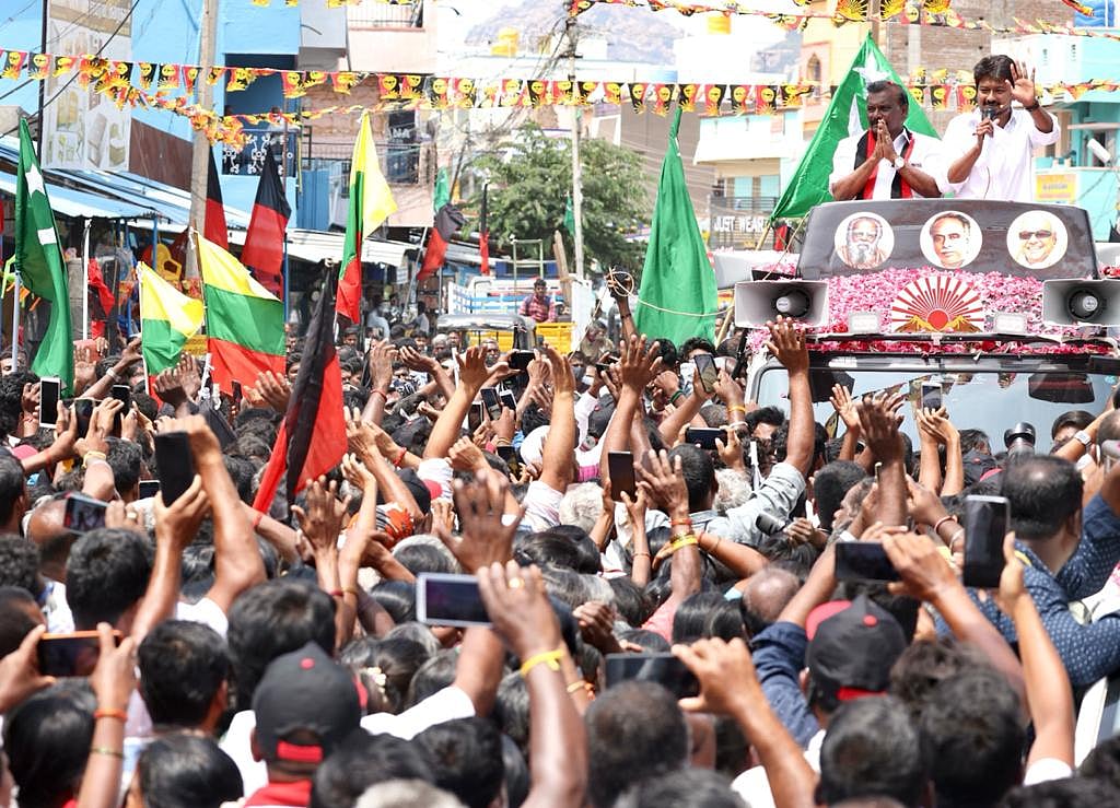“தமிழகத்தை வென்றெடுப்போம்” : தி.மு.க கூட்டணி வேட்பாளர்களை ஆதரித்து உதயநிதி ஸ்டாலின் தேர்தல் பரப்புரை!