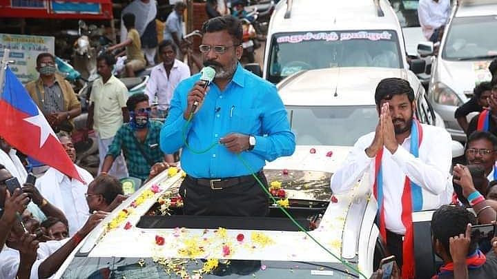 இரட்டை இலைக்கு ஓட்டு போட்டாலும், அது பா.ஜ.க.விற்கு ஓட்டுப் போடுவதாகதான் அர்த்தம்: தொல்.திருமாவளவன் பேச்சு