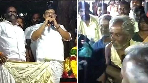 “தொகுதிக்கு என்ன செய்தீர்கள் ?” :  வைகைச் செல்வனை பார்த்து கேள்வி கேட்ட முதியவரை தாக்கிய அ.தி.மு.கவினர்!