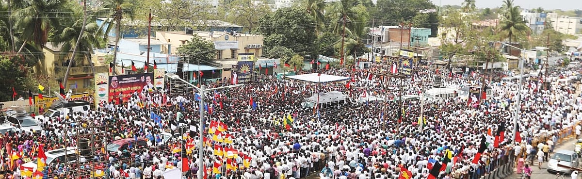 "தமிழ்நாட்டை காப்பாற்ற, சுயமரியாதையை காக்க நடக்கின்ற தேர்தல் இது”- தூத்துக்குடியில் மு.க.ஸ்டாலின் பேச்சு!