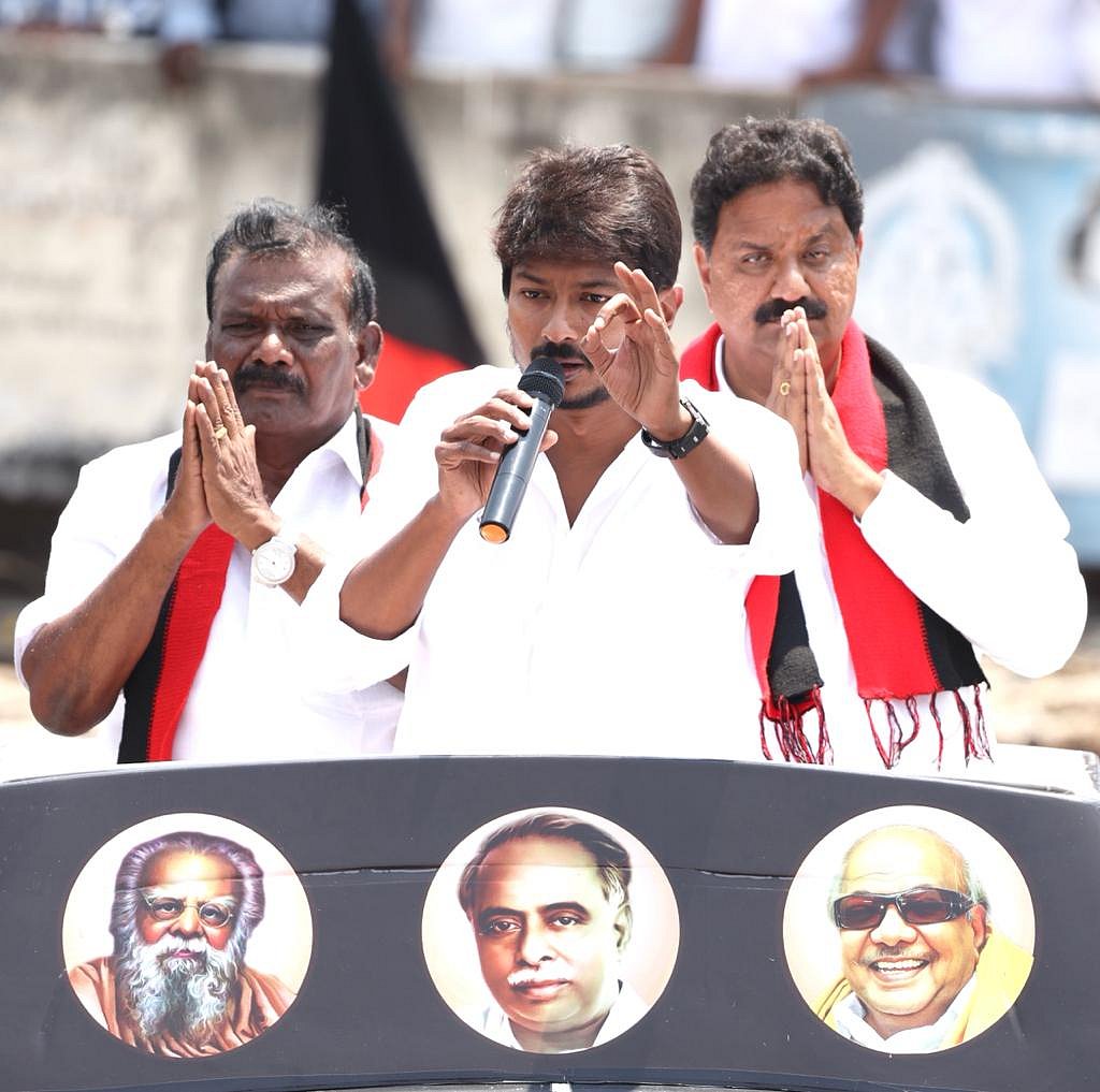 “தமிழகத்தை வென்றெடுப்போம்” : தி.மு.க கூட்டணி வேட்பாளர்களை ஆதரித்து உதயநிதி ஸ்டாலின் தேர்தல் பரப்புரை!