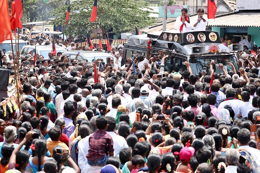 “தமிழகத்தை வென்றெடுப்போம்” : தி.மு.க கூட்டணி வேட்பாளர்களை ஆதரித்து உதயநிதி ஸ்டாலின் தேர்தல் பரப்புரை!