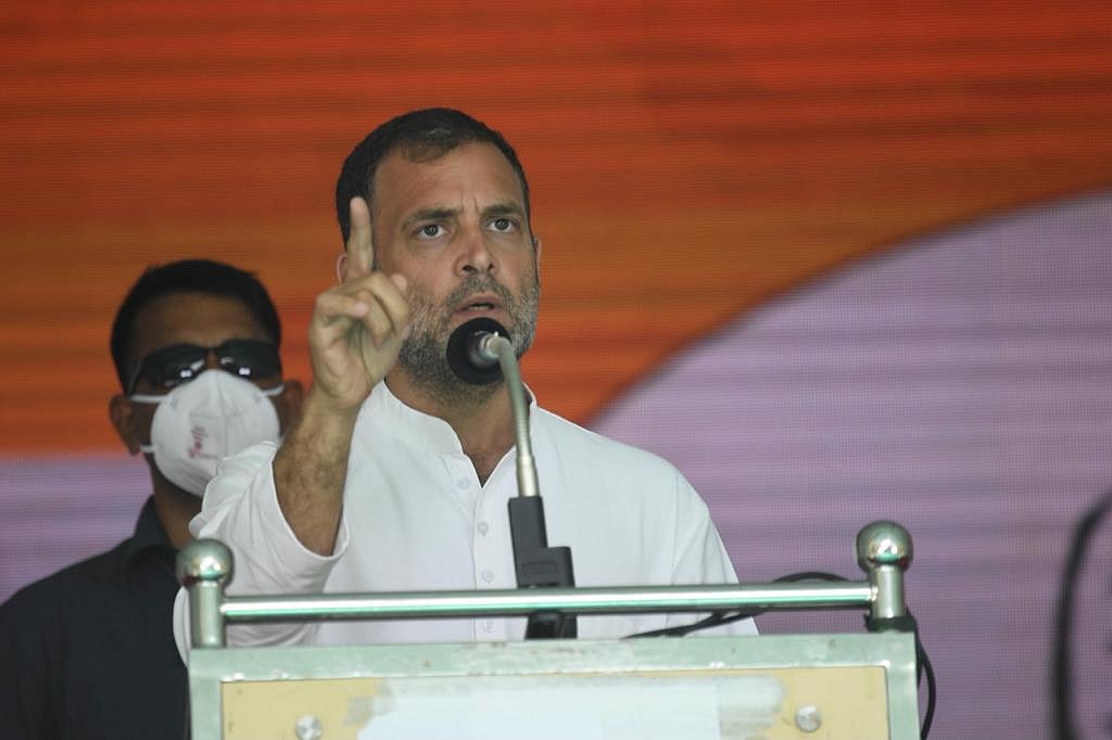 “அமித்ஷா காலில் விழவேண்டிய அவசியம் தமிழர்களுக்கு இல்லை” - சென்னையில் ராகுல் காந்தி ஆவேச பேச்சு!