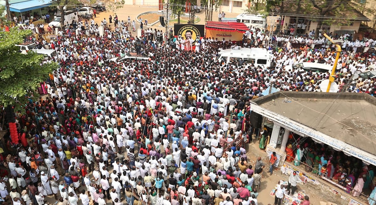 “நாட்டை குட்டிச்சுவராக்கிய மோடி-அமித்ஷாவால் நுழையவே முடியாது; இது திராவிட மண்” : மு.க.ஸ்டாலின் பேச்சு!