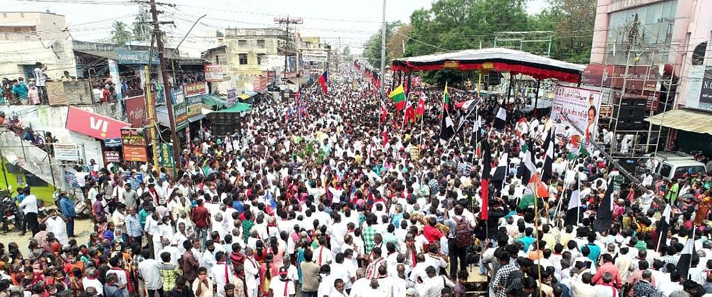 “மோடி-அமித்ஷா தலைகீழாக நின்றாலும் தமிழ்நாட்டில் தாமரை மலராது, கருகித்தான் போகும்” : பாலகிருஷ்ணன் ஆவேசம்!