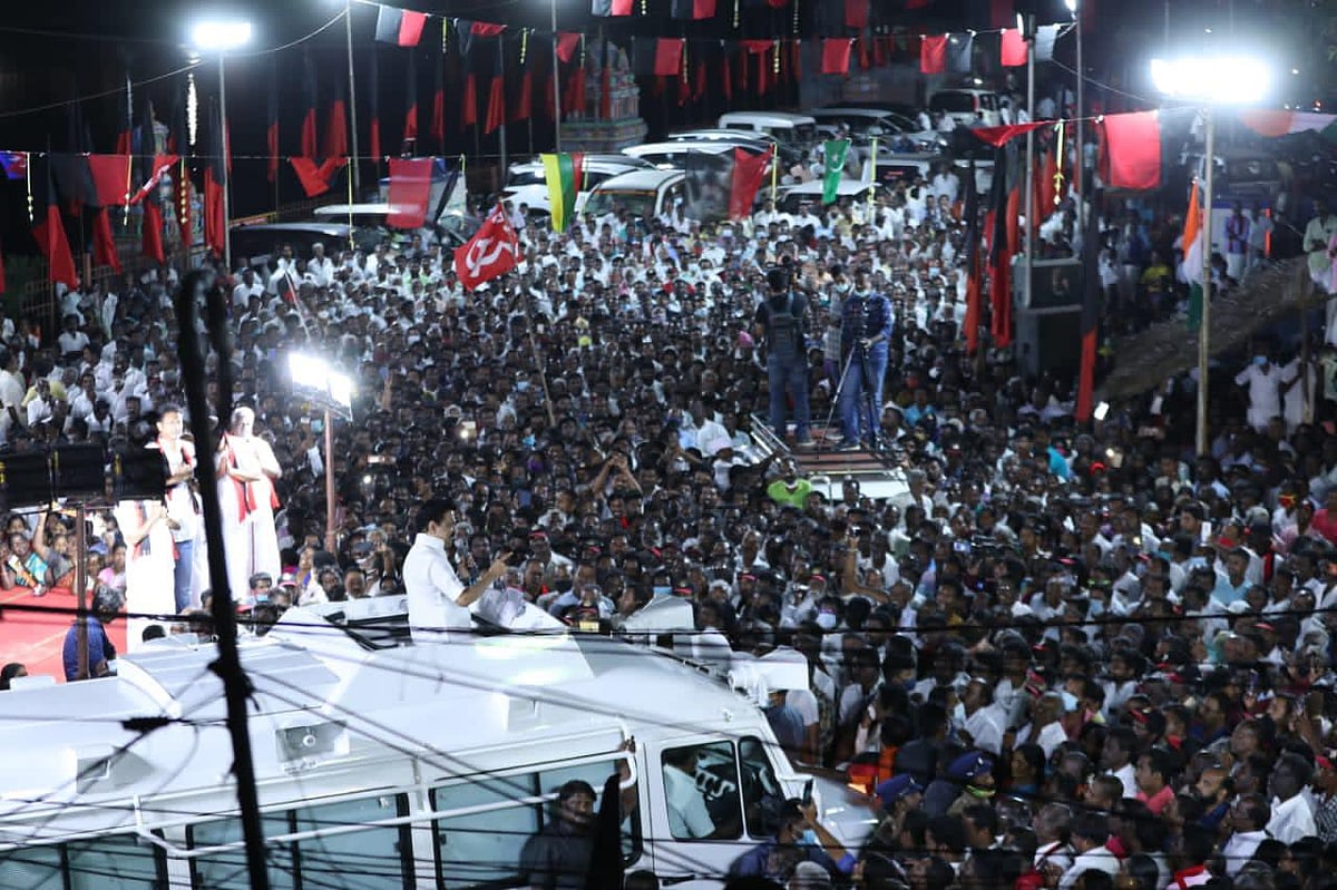 "234 தொகுதிகளிலும் அ.தி.மு.க கூட்டணி வாஷ் அவுட் ஆகப்போவது உறுதி” - திருவாரூரில் மு.க.ஸ்டாலின் பிரச்சாரம்!