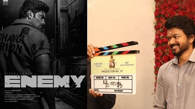 யூரோப் செல்லும் விஜய் 65 படக்குழு; சென்னை திரும்பிய எனிமி டீம் - கோலிவுட் சினி பைட்ஸ்!