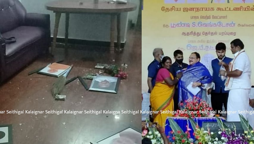 மணல் திருடுவதில் ஏற்பட்ட தகராறு: பா.ஜ.க நிர்வாகியின் வீட்டை சூறையாடிய அ.தி.மு.கவினர் - தஞ்சையில் பதற்றம்!