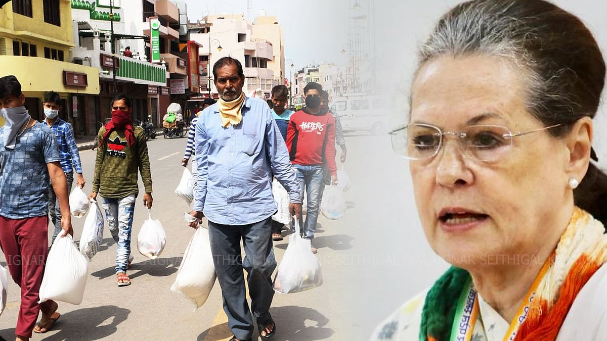 கொரோனாவால் நலிவடைந்த ஏழைகளுக்கு மாதந்தோறும் ரூ.6000 வழங்க வேண்டும்: பிரதமர் மோடிக்கு சோனியாகாந்தி கடிதம்!