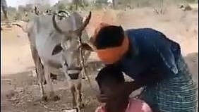 மாங்காய் திருடியதாகக் கூறி சிறுவர்களை மாட்டுச்சாணம் தின்னவைத்த காவலர்கள்.. தெலங்கானாவில் கொடூர சம்பவம்!