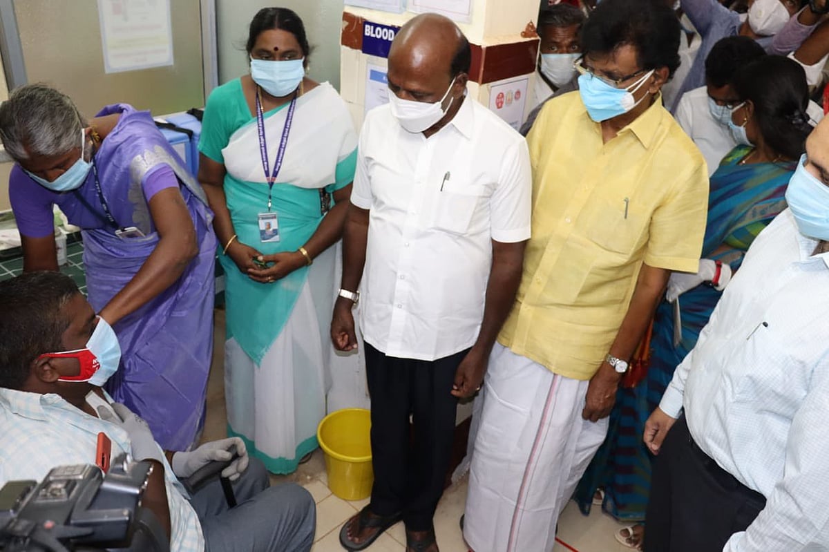 "தடுப்பூசி செலுத்தாதவர்களே இல்லை என்ற நிலையை உருவாக்குவதே அரசின் இலக்கு" : அமைச்சர் மா.சுப்பிரமணியன்!