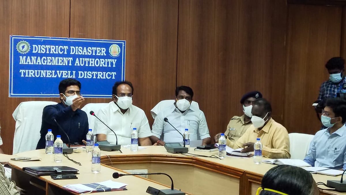 “கொரோனா பாதித்த பெற்றோரின் குழந்தைகளைப் பாதுகாப்பதற்காக சிறப்பு மையம்” - அமைச்சர் தங்கம் தென்னரசு ஆய்வு!