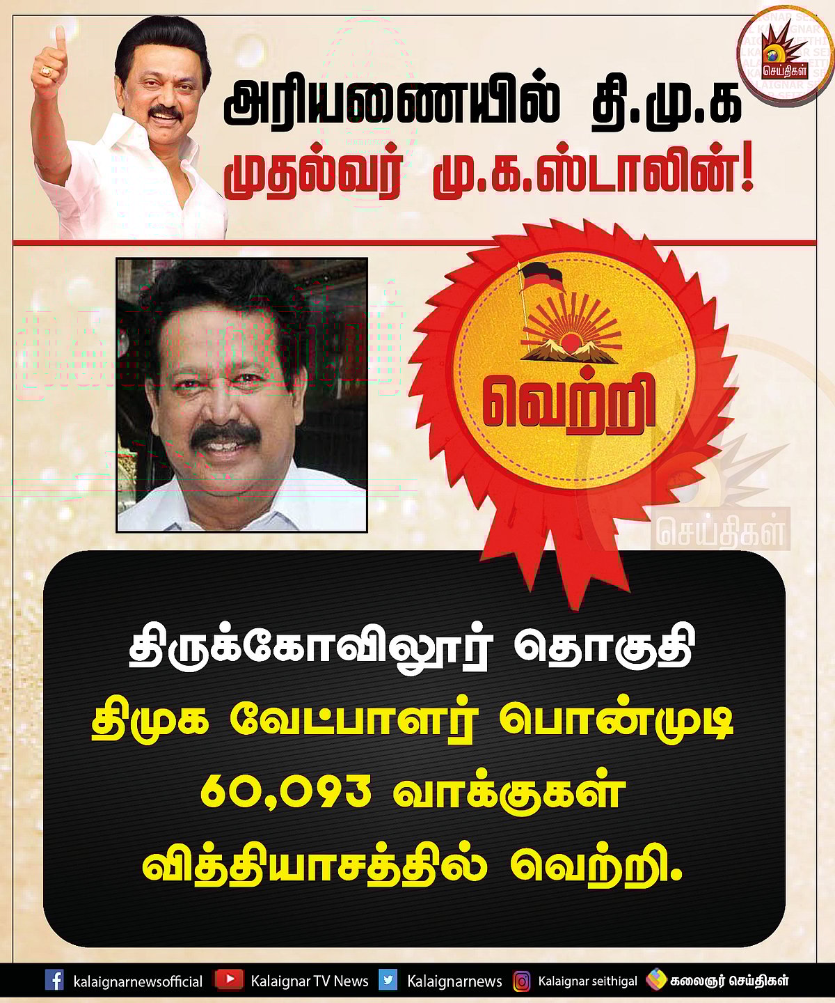 #LIVE | அரியணையில் தி.மு.க : முதல்வர் மு.க.ஸ்டாலின் | அதிமுக அமைச்சர்களை தோற்கடித்த திமுக வேட்பாளர்கள்!