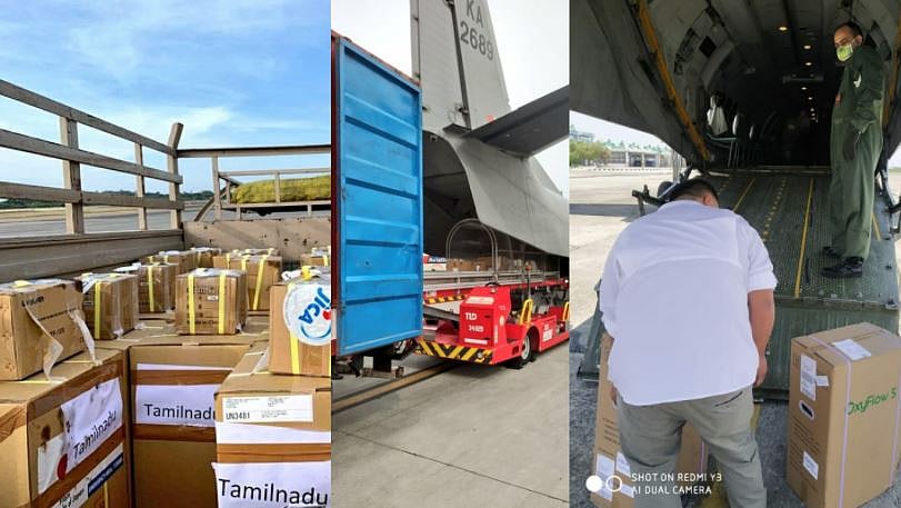 3 டன் எடையில் சென்னை வந்தது O2 கருவிகள், RTPCR கிட்ஸ் உள்ளிட்ட உபகரணங்கள் - துரிதமாகும் தடுப்பு பணிகள்!