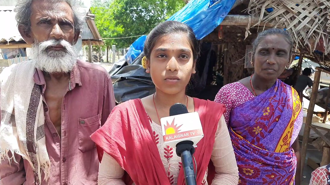 “தையல் மெஷின் வழங்கி படிப்பு செலவையும் ஏற்றுக் கொண்ட  அமைச்சர் சிவசங்கர்” : பழங்குடியின மாணவி நெகிழ்ச்சி!