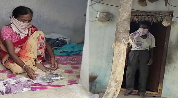 கொரோனா பாதித்த மனைவி... கழிவறையில் தனிமைப்படுத்தி கொடுமை செய்த கணவர் : தெலங்கானாவில் அவலம்!