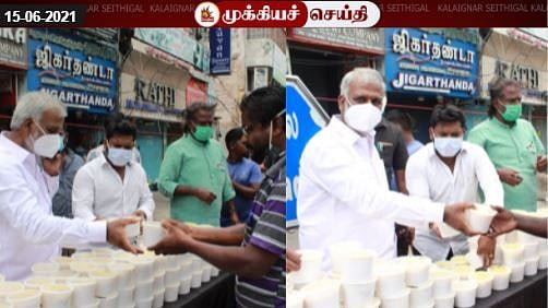 “ஊரடங்கு முடியும் வரை உணவு விநியோகம் தொடரும்” - அறநிலையத்துறை அமைச்சர் சேகர்பாபு அறிவிப்பு!