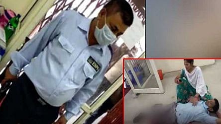 மாஸ்க் போடாமல் வங்கிக்கு வந்தவரை துப்பாக்கியால் சுட்ட காவலாளி.. பா.ஜ.க ஆளும் உத்தர பிரதேசத்தில் கொடூரம்!