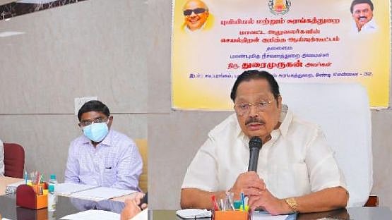 “அனுமதி இல்லாமல் செயல்படும் குவாரிகள் மீது உடனே நடவடிக்கை எடுக்கப்படும்” : அமைச்சர் துரைமுருகன் அதிரடி!
