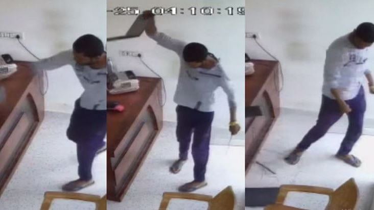 குடி போதையில் பெட்ரோல் பங்க்கில் அராஜகம்; பணம் கேட்டு மிரட்டிய அதிமுக பிரமுகரின் மகன் அதிரடி கைது!