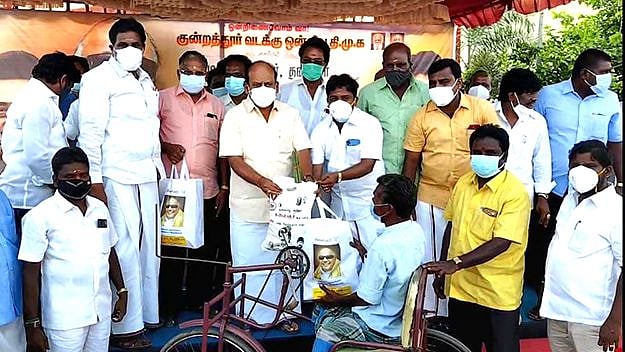 “கொரோனா மட்டுமல்ல, எந்தவொரு நெருக்கடி வந்தாலும் தி.மு.க அரசு எதிர்க்கொள்ளும்” : அமைச்சர் தா.மோ.அன்பரசன்!