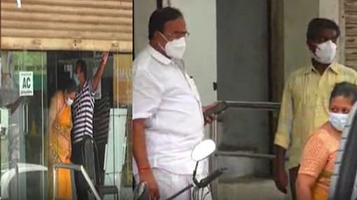 ஊரடங்கை மீறி கடையைத் திறக்கச் சொல்லி அராஜகம்: போலிஸாரை கண்டதும் காரில் ஏறிச் சென்ற சேலம் அதிமுக எம்எல்ஏ!
