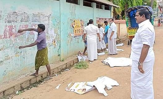 நேற்று கழகம் அறிவித்தது... இன்று தன் பிறந்தநாள் போஸ்டரை அகற்றிய குளித்தலை எம்எல்ஏ: குவியும் பாராட்டு!