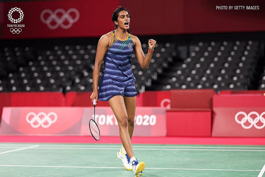 ஜப்பானின் யமகுச்சிக்கு எதிராக கடுமையான போராட்டம்..  அரையிறுதிக்கு முன்னேறினார் பி.வி.சிந்து! #OLYMPICS 