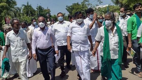 "சட்டமன்ற கூட்டத்தொடரில் விவசாயத்துக்கென தனி பட்ஜெட்" : விவசாயிகளிடம் உறுதியளித்த அமைச்சர் கே.என்.நேரு!